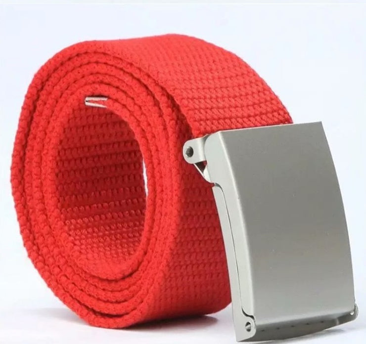 Canvas Belt colorful Unisex | Casual Fabric Belt adjustable