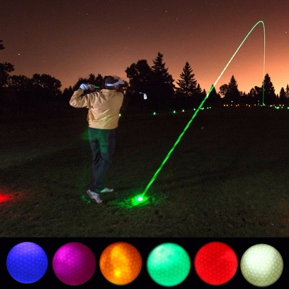 LED Golf Balls Luminous | Reusable Night Golf Balls for Training & Fun