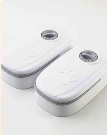 Automatic Pet Feeder Dog Cat | Timer Smart Pet Food Dispenser Stainless Steel