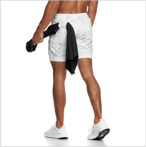 Men's 2-in-1 Running Shorts – Summer Sports Fitness Shorts