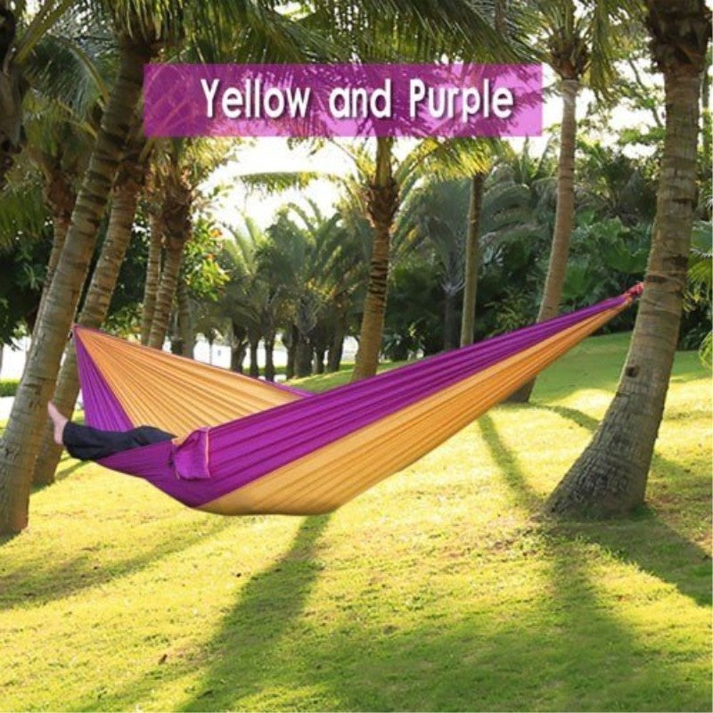 Ultralight Double Camping Hammock made from Parachute Nylon | Portable & Durable Outdoor