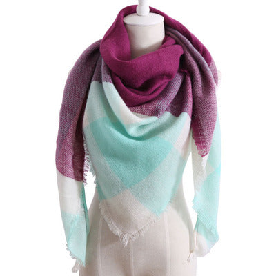 Damen Dreiecksschal Elegant | Herbst Winter Schal Stola