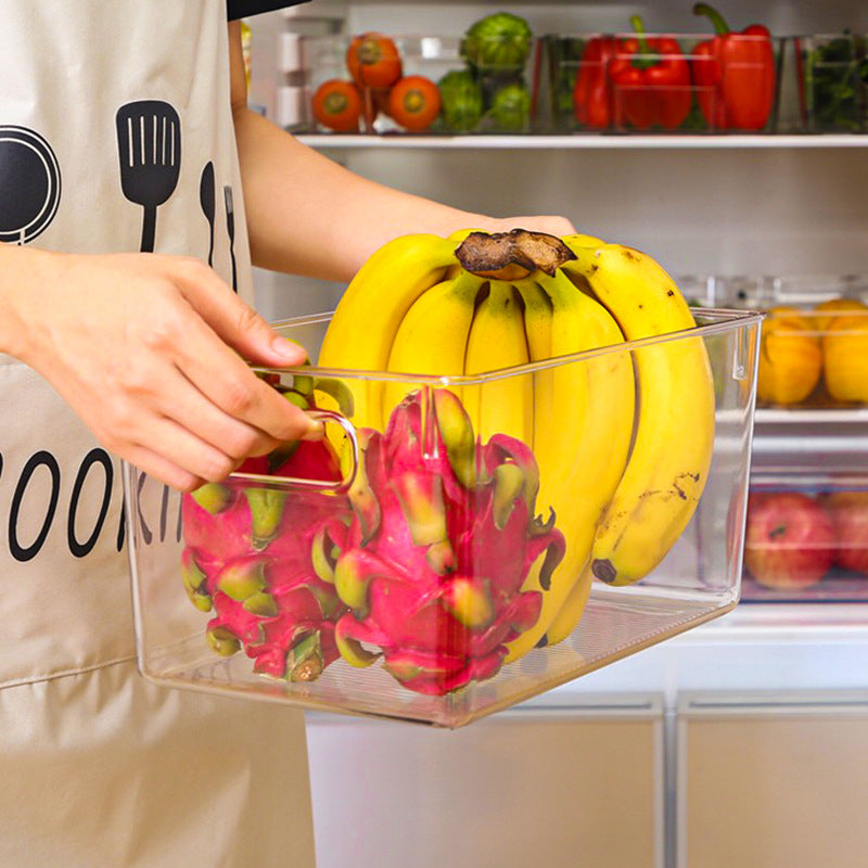 Clear Refrigerator Organizer Box | Stackable Fridge Box