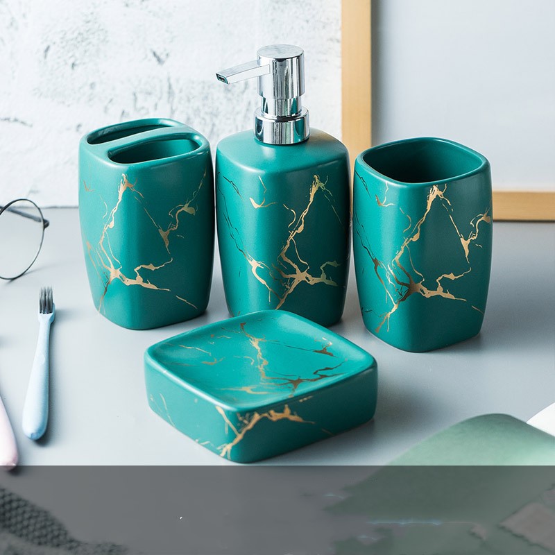 Modern Bathroom Set | Mouthwash Tumbler | Elegant Bathroom Accessories