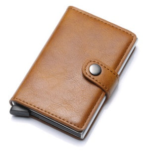 RFID Men's Wallet | Aluminum | Anti-theft Leather Wallet