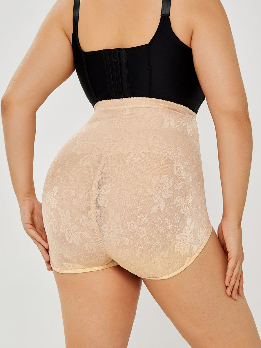 Tummy Control Shapewear for Women | Sexy High Waist Lace Briefs