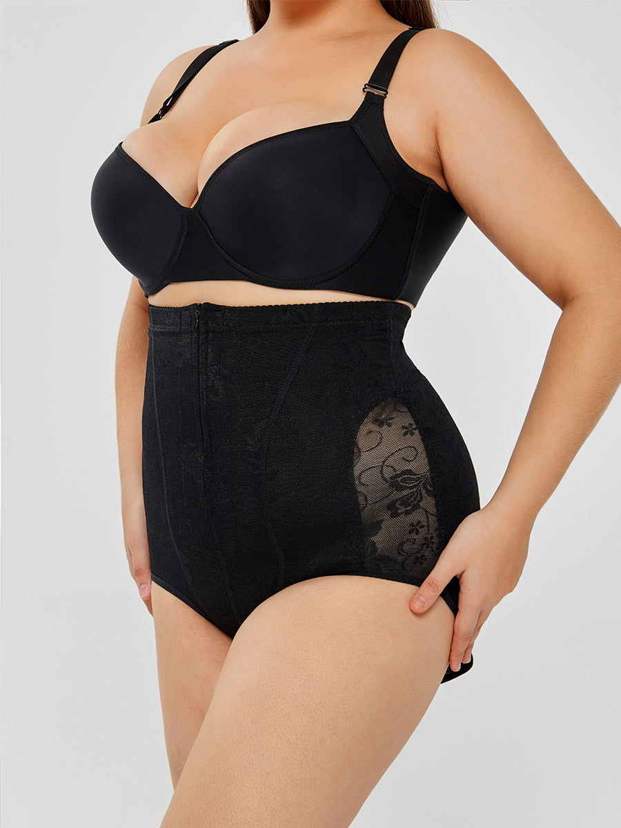 Tummy Control Shapewear for Women | Sexy High Waist Lace Briefs