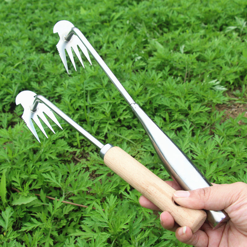 Stainless Steel Weed Puller – Robust Garden Tool for Weed Removal