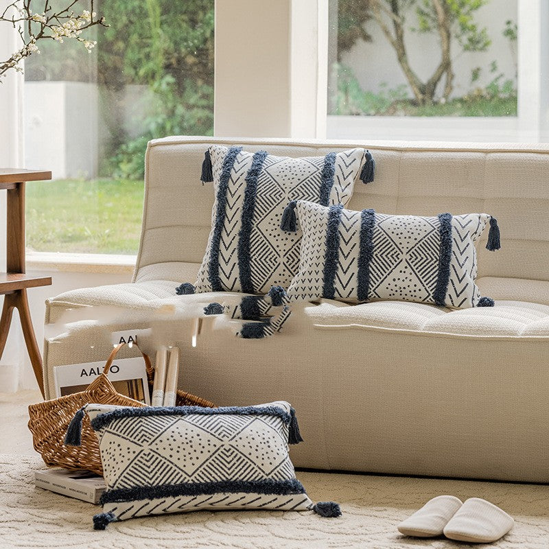 Scandinavian Decorative Cushion Sofa | Nordic Minimalist Style