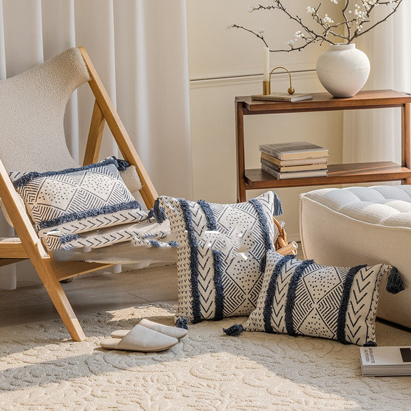 Scandinavian Decorative Cushion Sofa | Nordic Minimalist Style