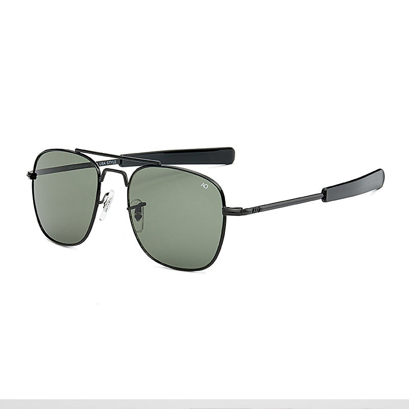 Metall Sonnenbrille Herren | Eckig | Retro Stil UV Schutz