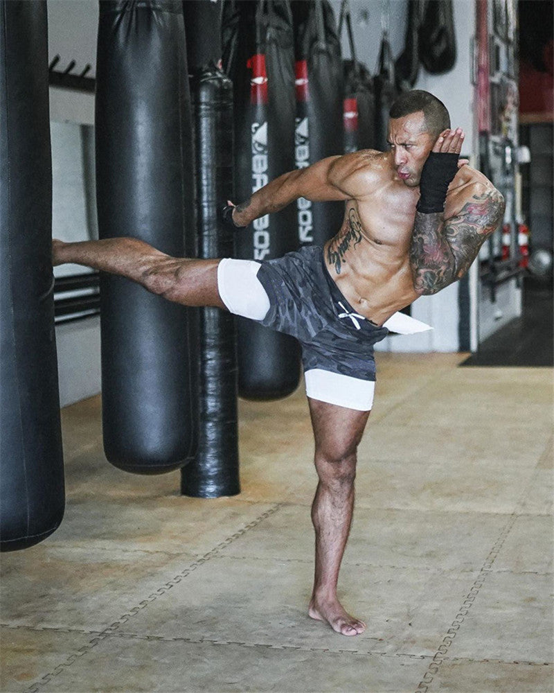 Men's 2-in-1 Running Shorts – Summer Sports Fitness Shorts
