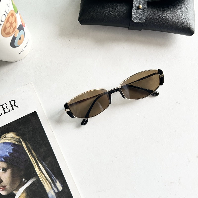 Retro Metall Cat Eye Sonnenbrille Damen | UV400 Luxus