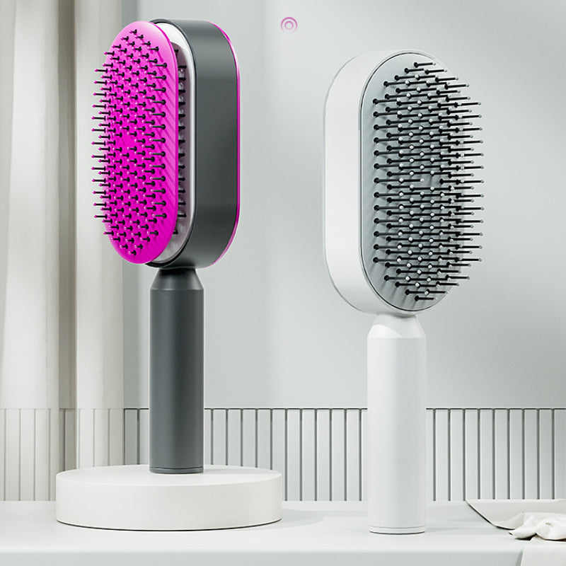 3D Selbstreinigende Haarbürste für Damen | Kopfhaut Massage  Haarpflege Bürste