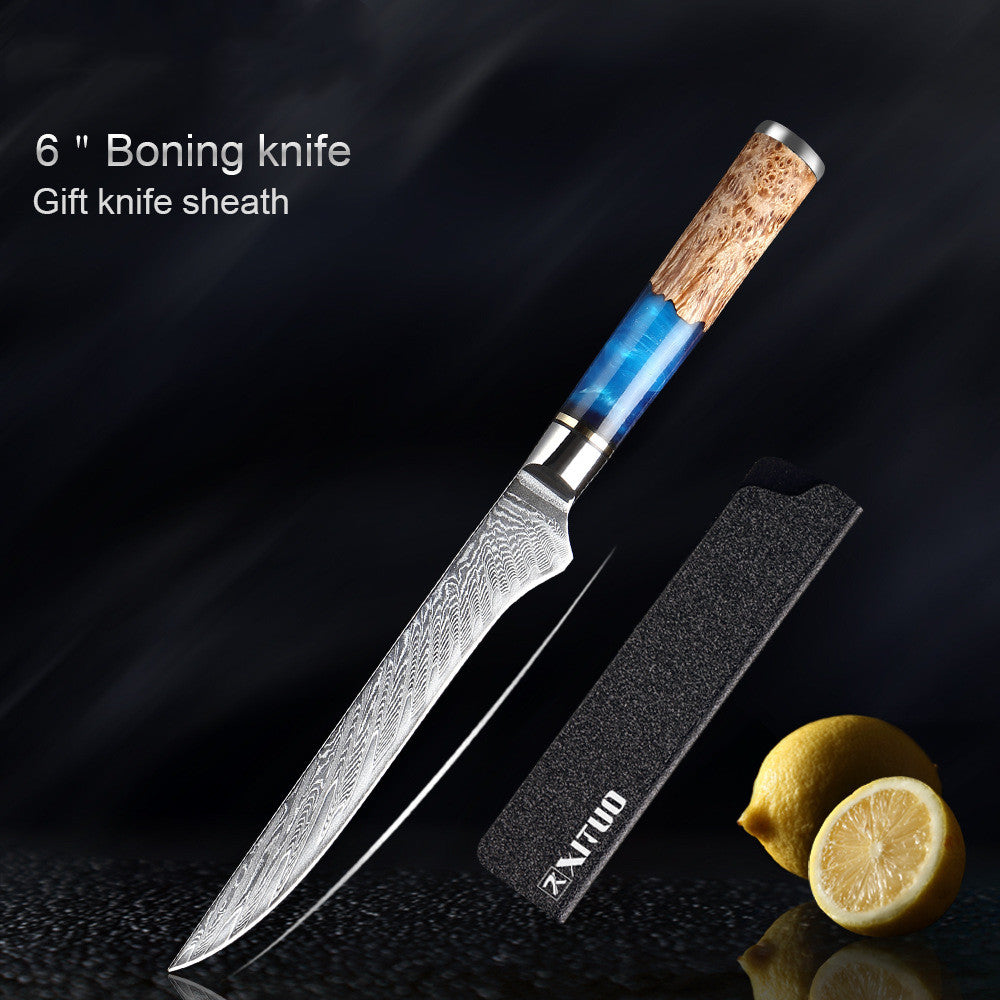 Professional Kitchen Knife Set | Chef Knife Cleaver Stainless Steel