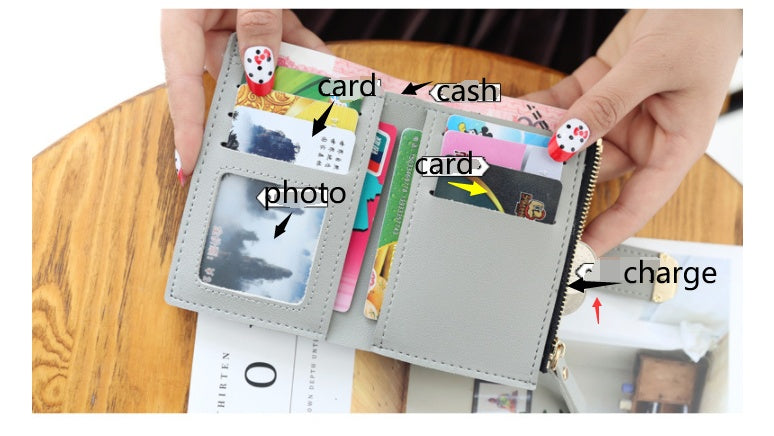 Women's Wallet with Buckle Ring | Elegant Fashion Purse