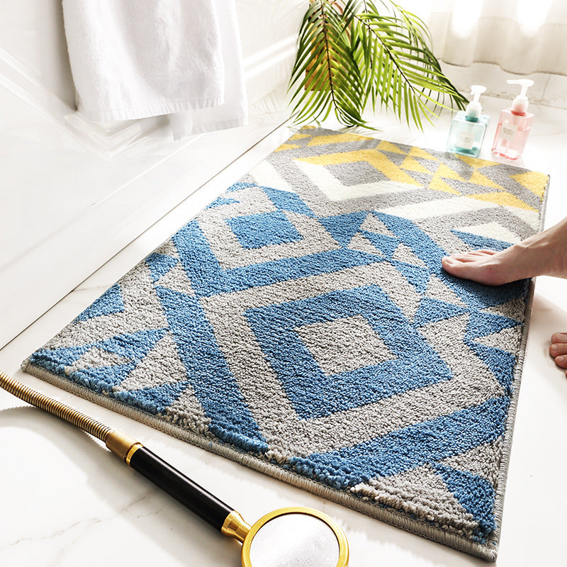 Non-slip bath mat | absorbent | soft modern bath rug