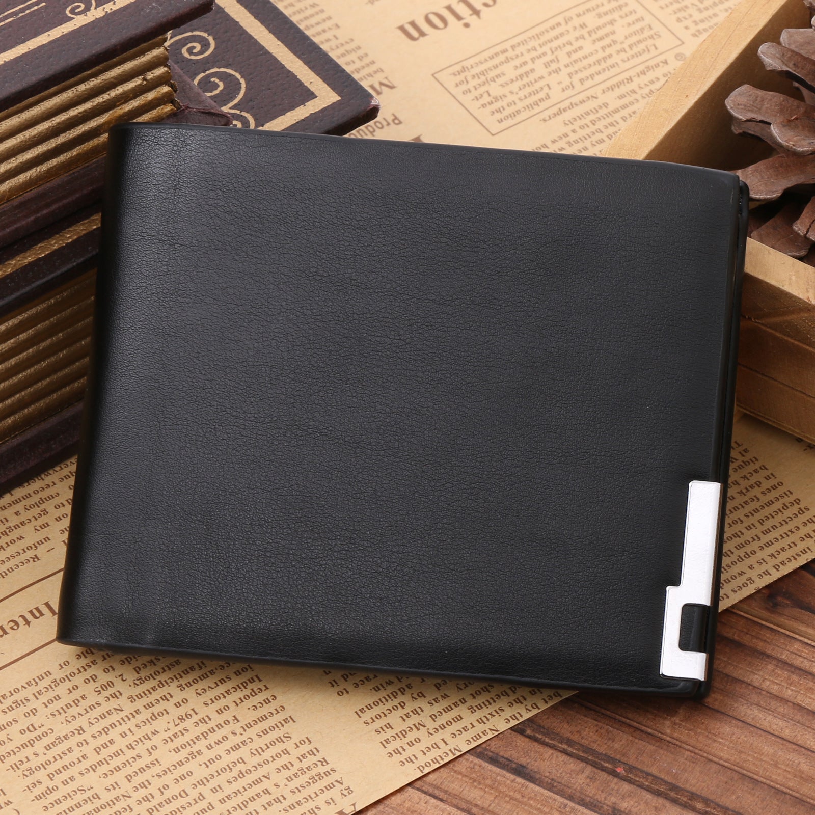 Men's Leather Wallet | Compact | Elegant Bi-fold