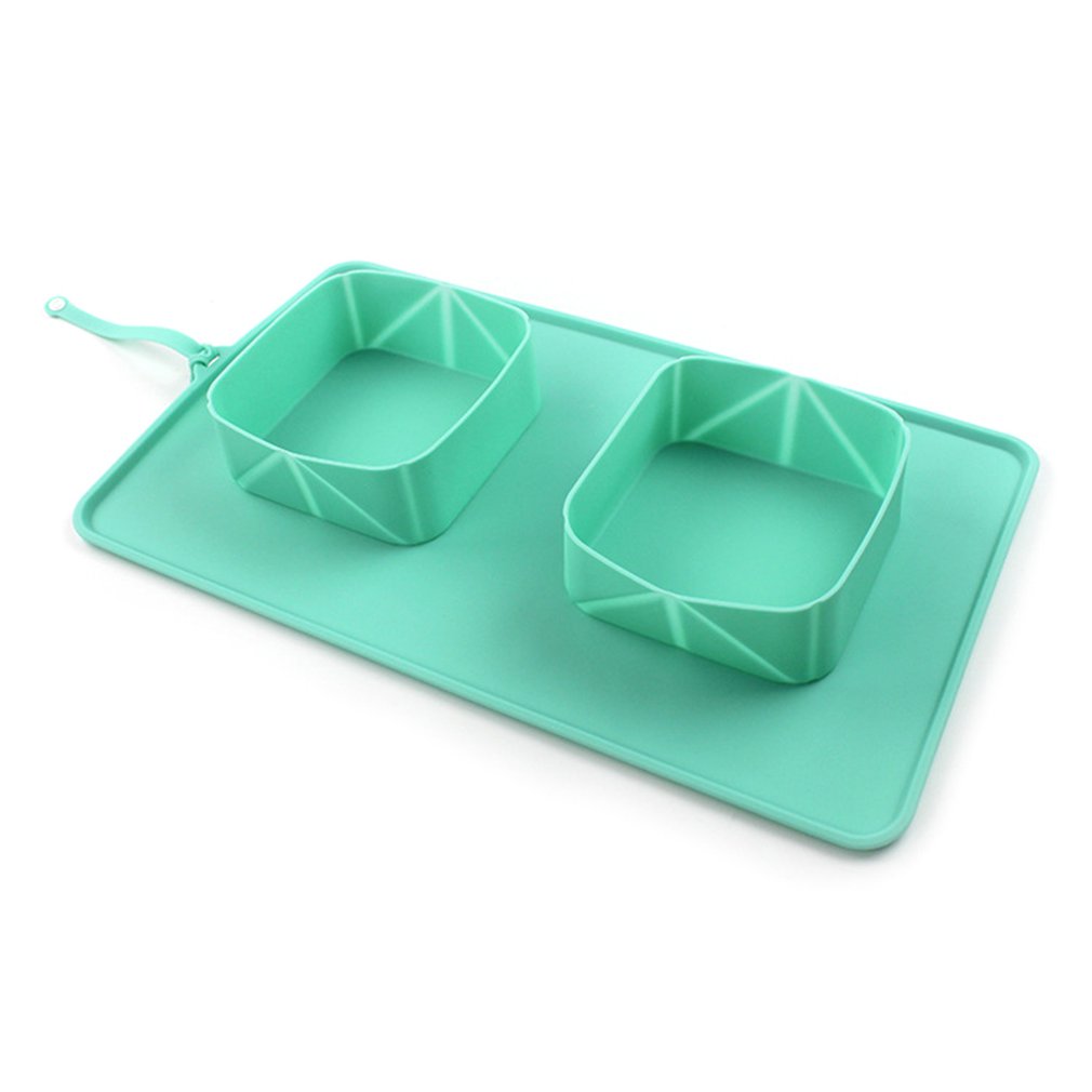 Foldable Dog Bowl | Silicone Travel Food Bowl Cat Dog