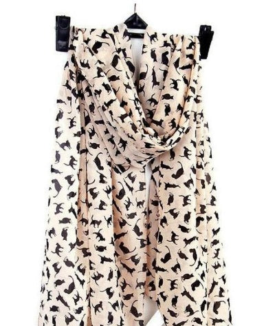 Eleganter Katzen Schal Damen | Classy Chandalay Winter Schal