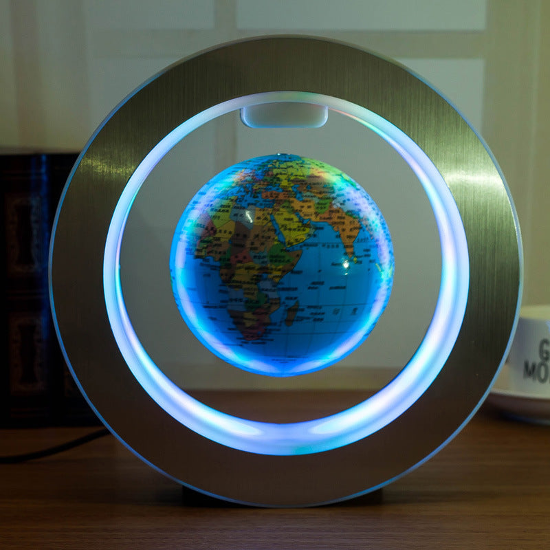 Levitating LED Globe - Magnetic Levitation World Map Lamp