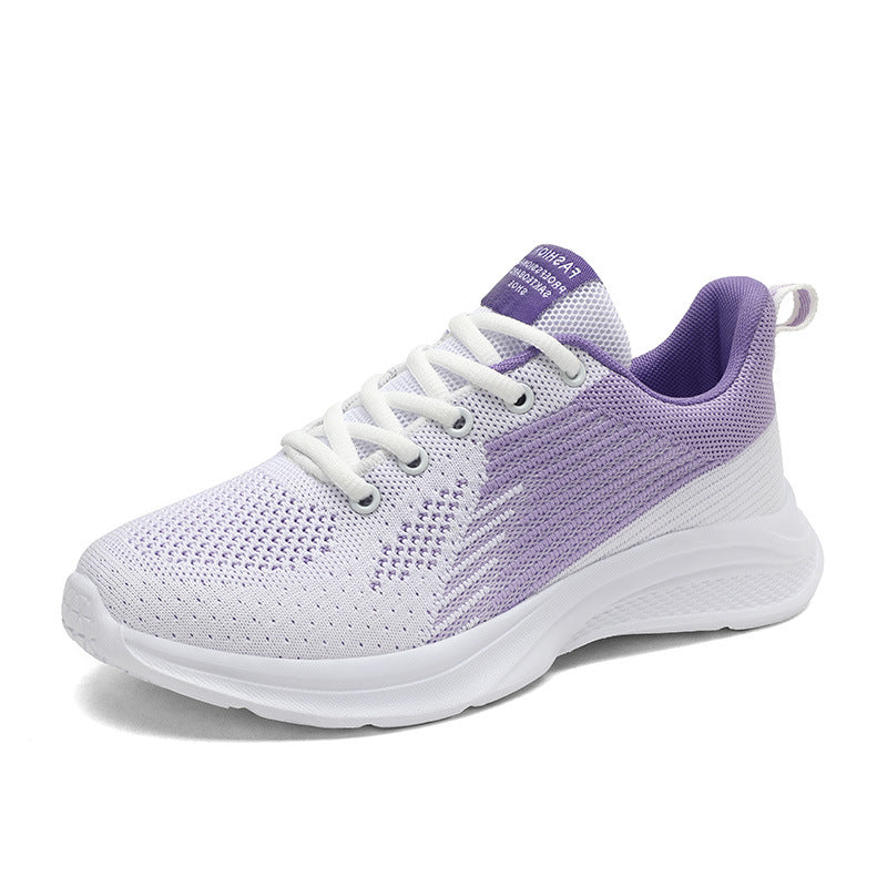 Damen Mesh Sneaker Modisch | Atmungsaktive Freizeitschuhe