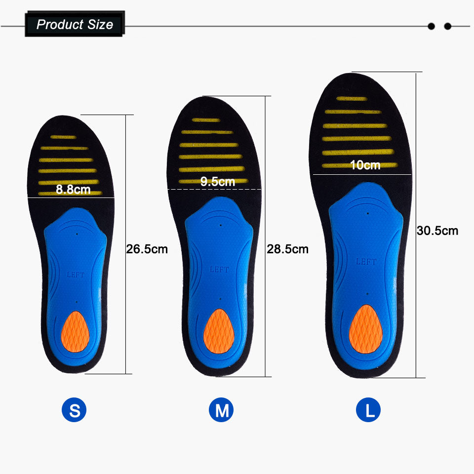 Orthotic Insoles Arch Support | Correction Comfort Stability Shoes