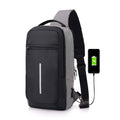 Anti-Theft Chest Bag with USB Charging Port | Secure & Modern Crossbody Sling Bag