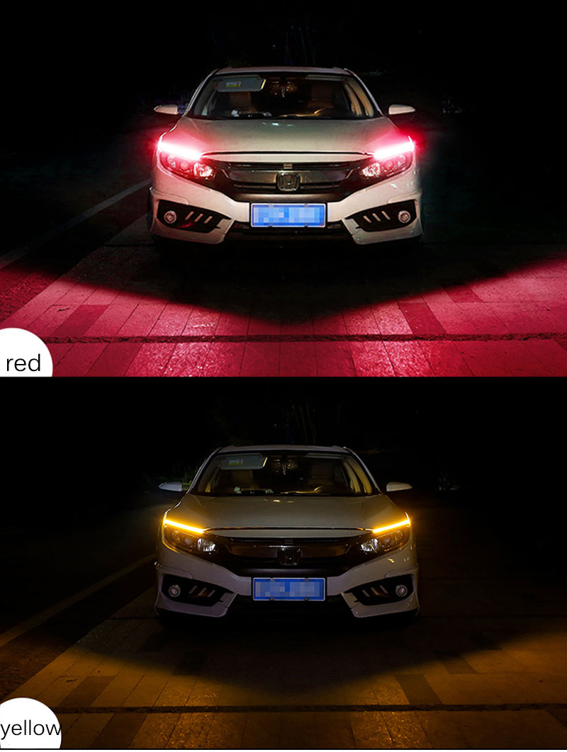 LED Indicator Strip Car | DRL Daytime Running Light Flexible Modern