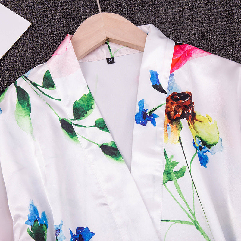 Women's Summer Pajamas Made of Ice Silk – Lightweight, Cooling & Luxuriously Comfortable