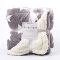 Lambskin Blanket | Soft Warm Leg & Cuddle Blanket Luxury