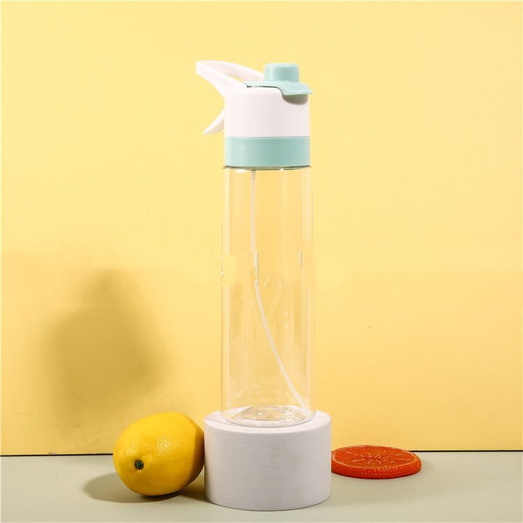 Spray Drinking Bottle Premium – Sports Water Bottle with Mist Function