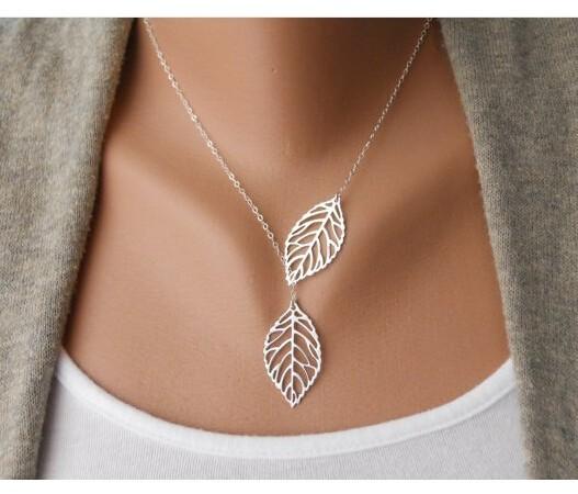Elegant Leaf Necklace – Natural Women's Jewelry with Timeless Style