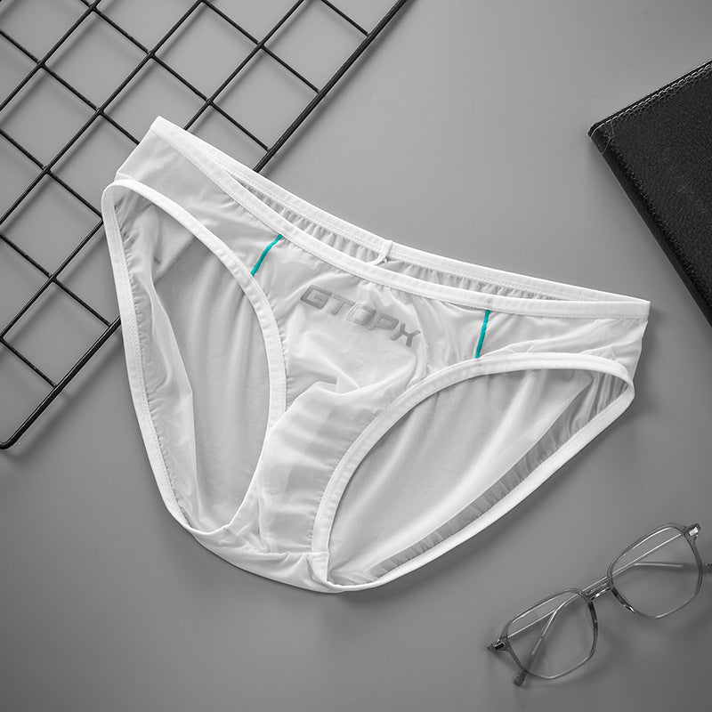 Men's Ice Silk Underwear Transparent | Ultra-Thin Breathable