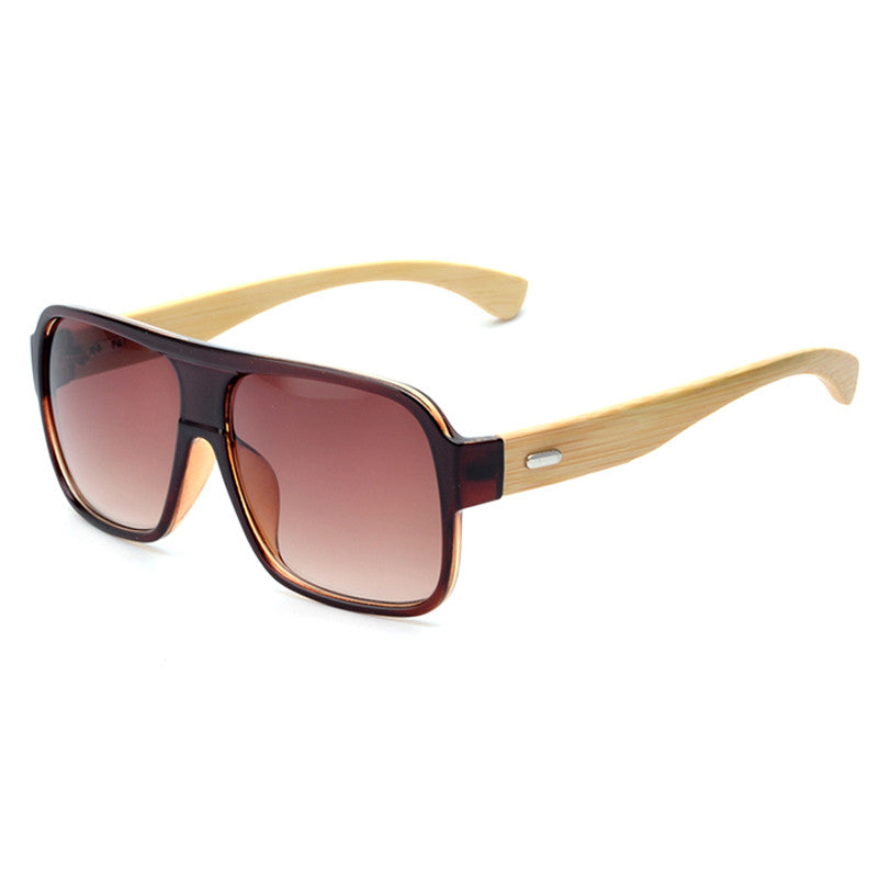 Holz Sonnenbrille eckig | Unisex | Natürliche Designer Brille
