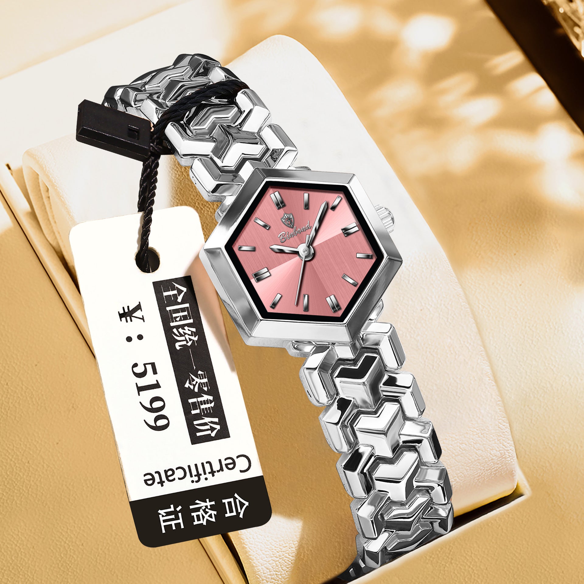 Ladies' Quartz Watch Octagonal Waterproof – Simple Elegant Watch