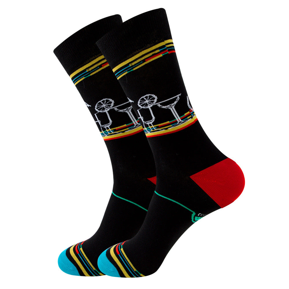 Women's Fashion Socks Geometric | Fruit Street Style Socks