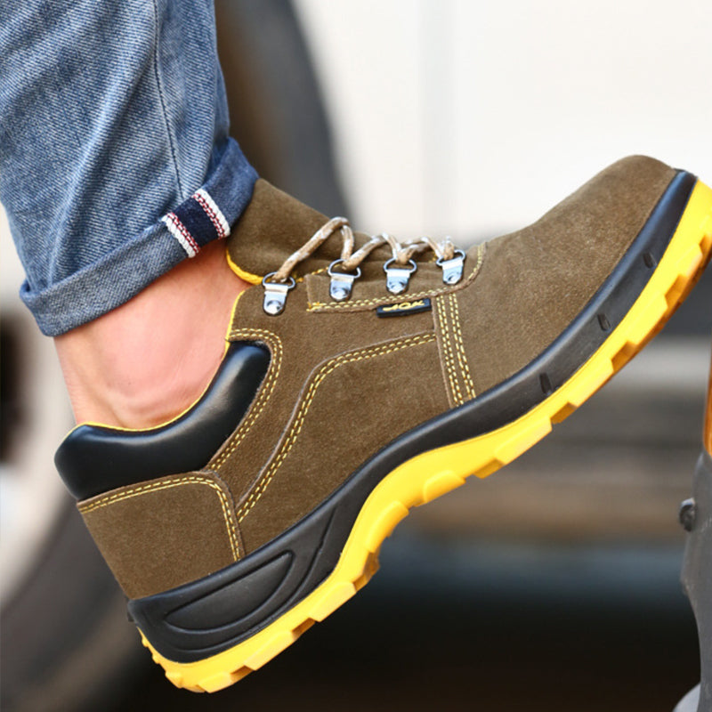 Safety Shoes Steel Toe | Lightweight Breathable Work Shoes