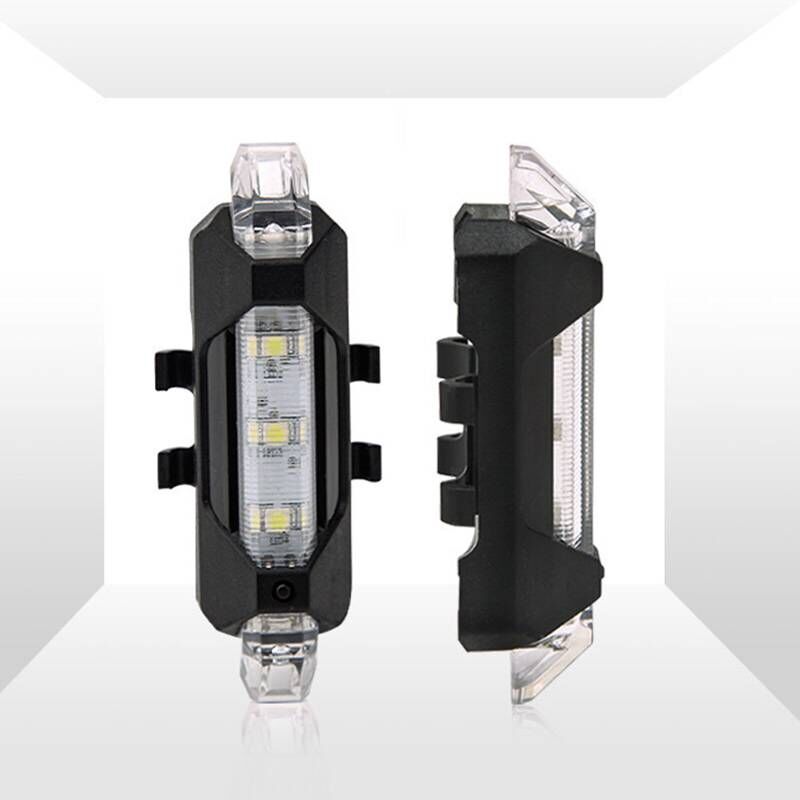 LED Bicycle Rear Light Bright | USB Rechargeable Waterproof & Non-Slip