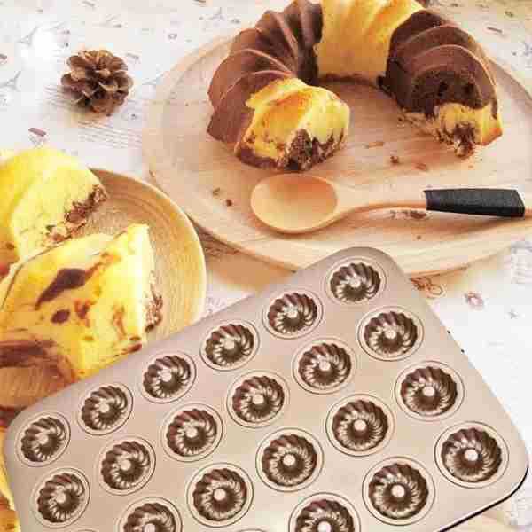 Donut Backform 12er/24er – Antihaft Muffin & Donut Blech