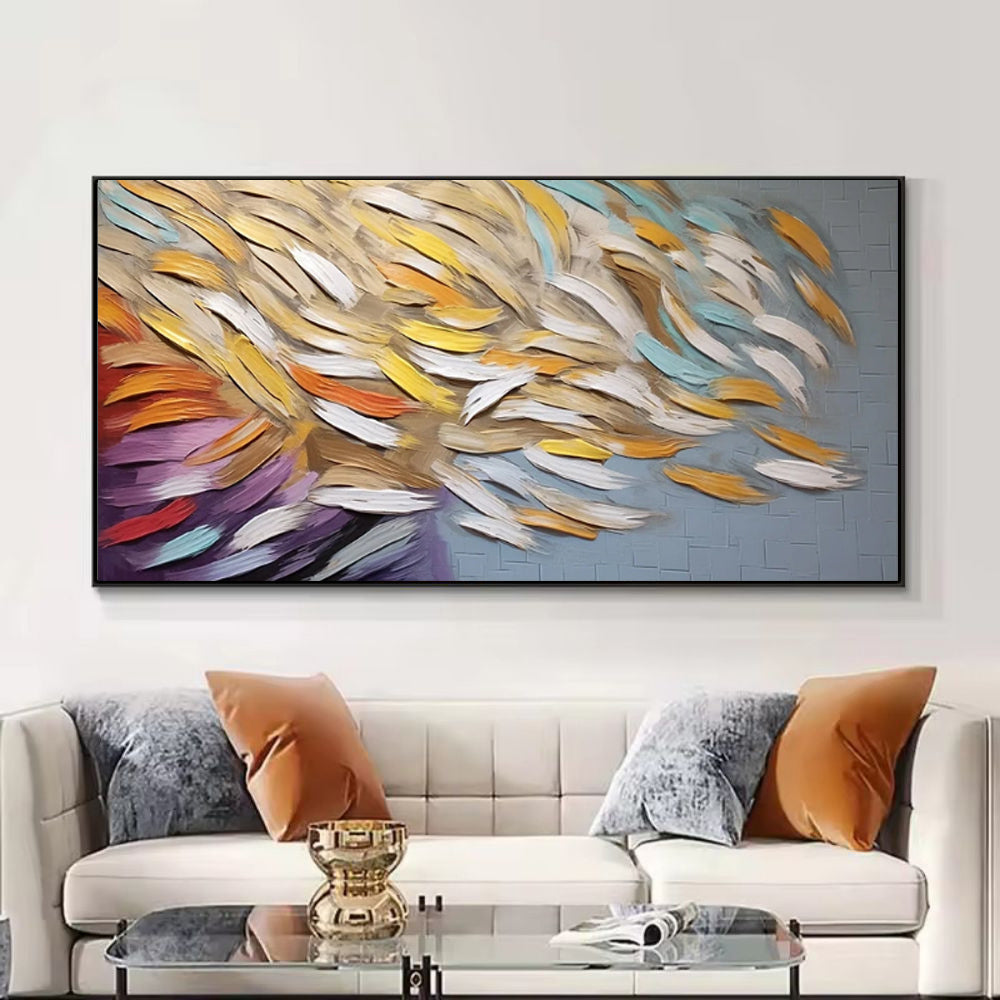 Abstraktes Ölbild handgemalt | Leinwand Wandkunst modern kaufen