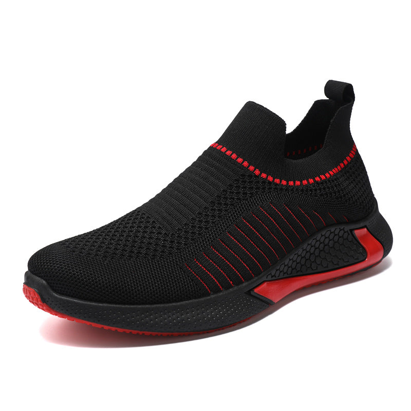 Herren Sock Sneaker Mesh Slip-On Leicht Sport Schuhe