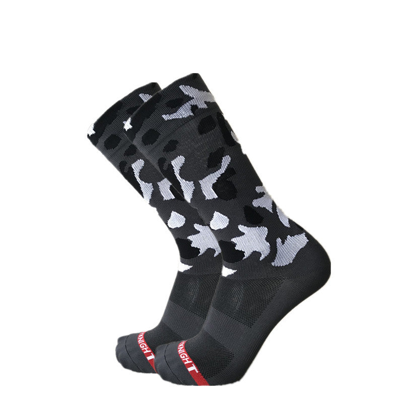 Men's Camouflage Cycling Socks Army Green | breathable Sports