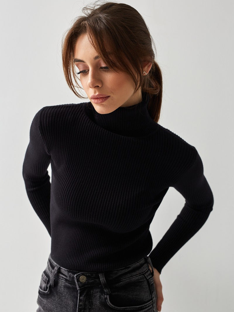 Damen Rollkragenpullover | Eleganter Winter Stricklook
