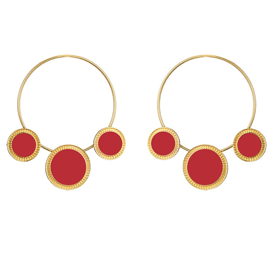 LOVE Statement Earrings - Punk Style Drop Earrings with Modern Design