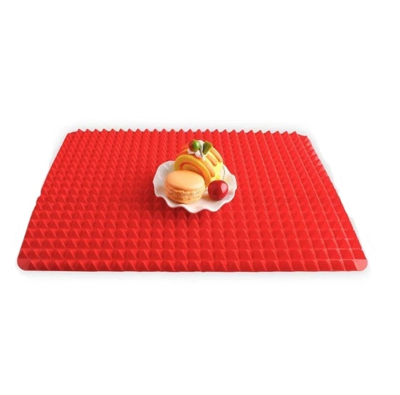 Antihaft Silikon Pyramiden Backmatte – Ofen & BBQ Grillmatte
