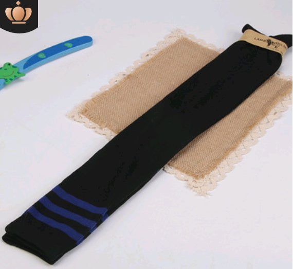 Damen Overknee Streifen Socken – College Style Japan Look