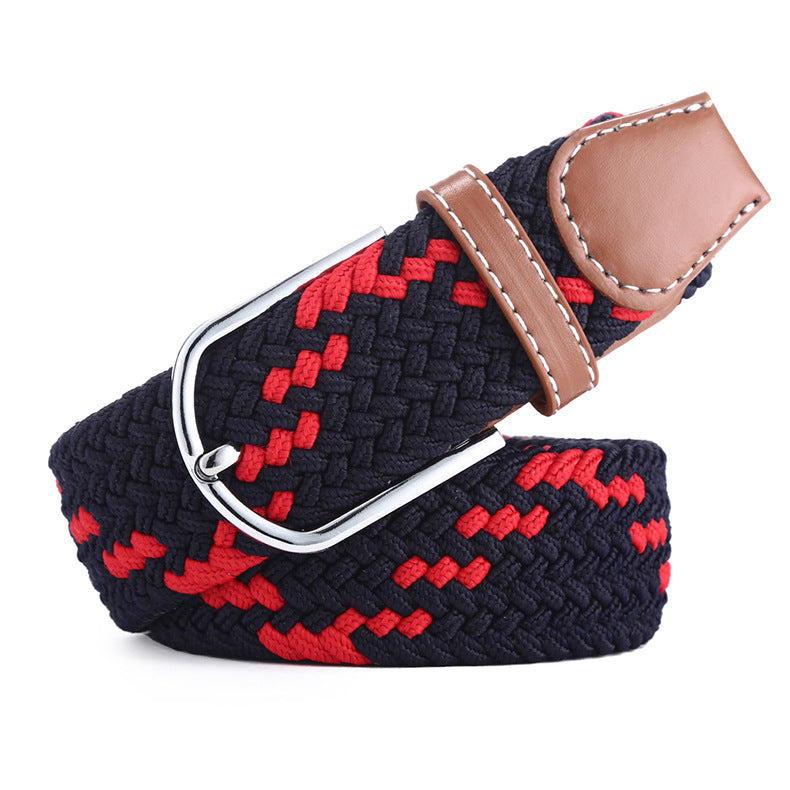 Canvas Stretch Belt Unisex | Woven Adjustable Durable Everyday