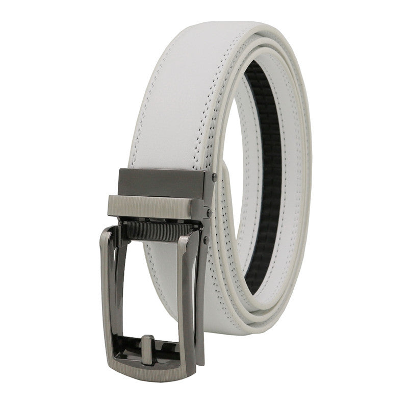 Men's Automatic Leather Belt | Elegant Holeless Belt