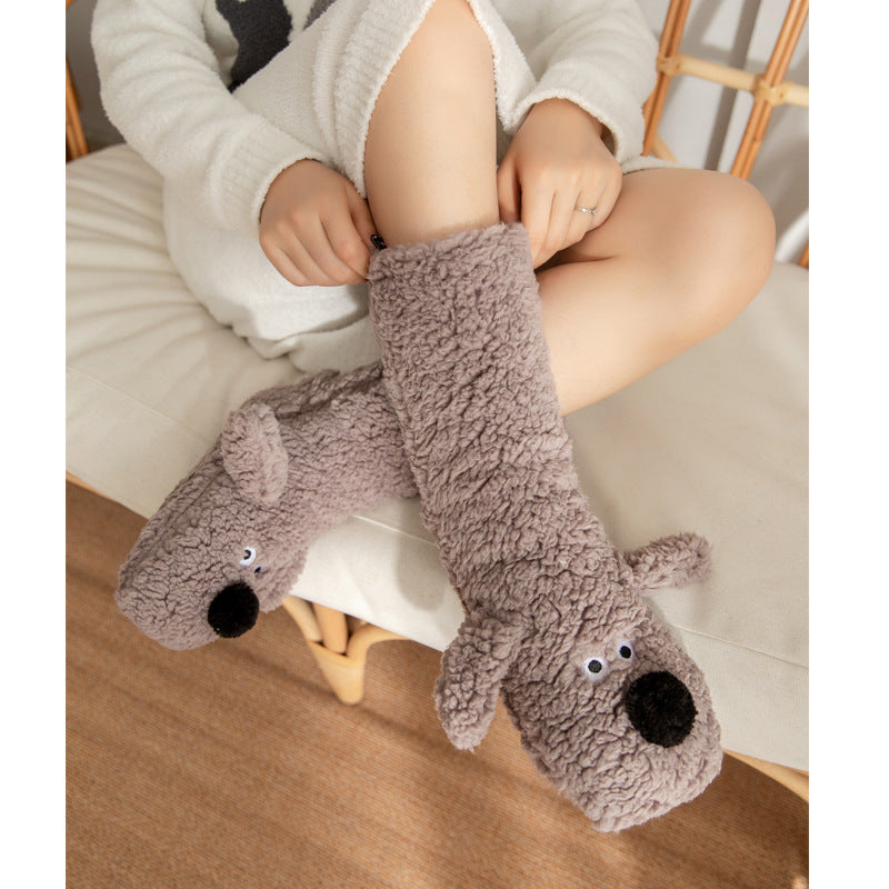 Damen Winter Kuschelsocken – Modische Schnee Komfort Socken